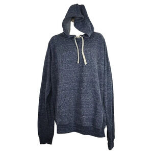 Jerzees Heather Blue Hoodie Pullover Men Size XL Long Sleeve Kangaroo Pocket